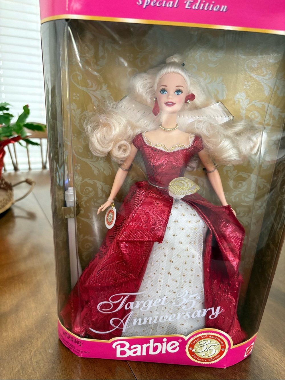 Barbie Red and White Anniversary Gown Doll by Barbie